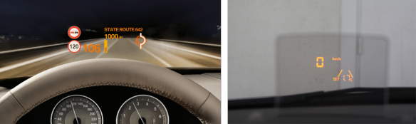 El Head Up Display de Peugeot, que estrenó en el 3008 y el 3l 5008, fue uno de los más aclamados por el sector. Karam el Shenawy.